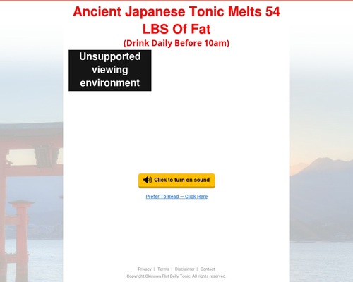 (2) Rare tonic discovered melts 57LBs in Okinawa