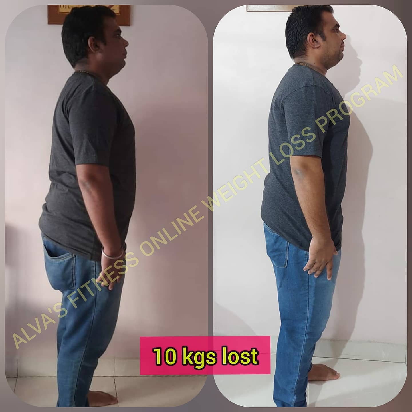 HEALTHY WEIGHT LOSS IS WHAT ALVA’S FITNESS DOES. 10kgs lost and a long way to go…