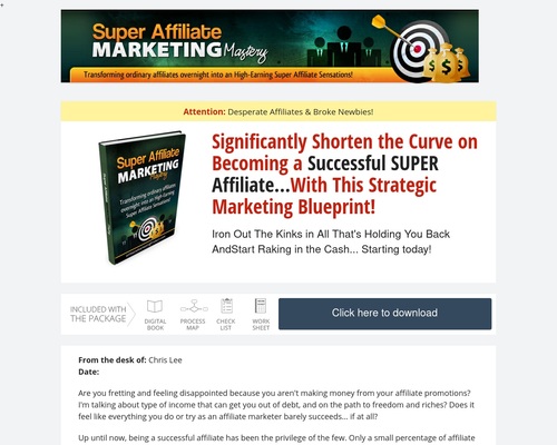 Super Affiliate Marketing Mastery