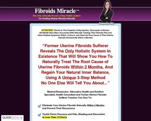 Fibroids Miracle™ – OFFICIAL WEBSITE – Heal Uterine Fibroids Naturally