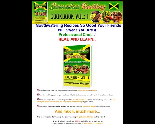 Jamaica Recipes Cookbook Vol-1