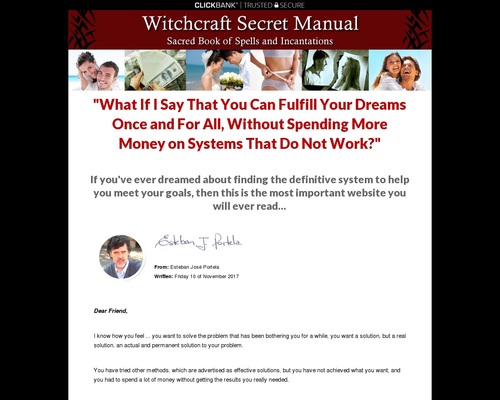 Witchcraft Secret Manual – Love and Money Spells