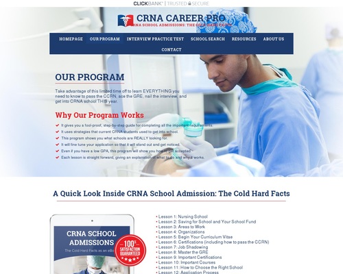 Our Program | CRNA Career Pro