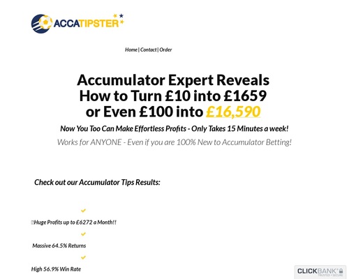 Acca Tipster – Football Accumulator Tips – Doubles & 5-Fold Specialists