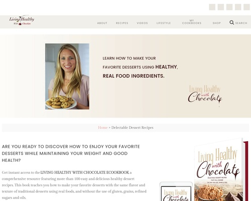 Paleo Desserts Cookbook – Living Healthy With Chocolate