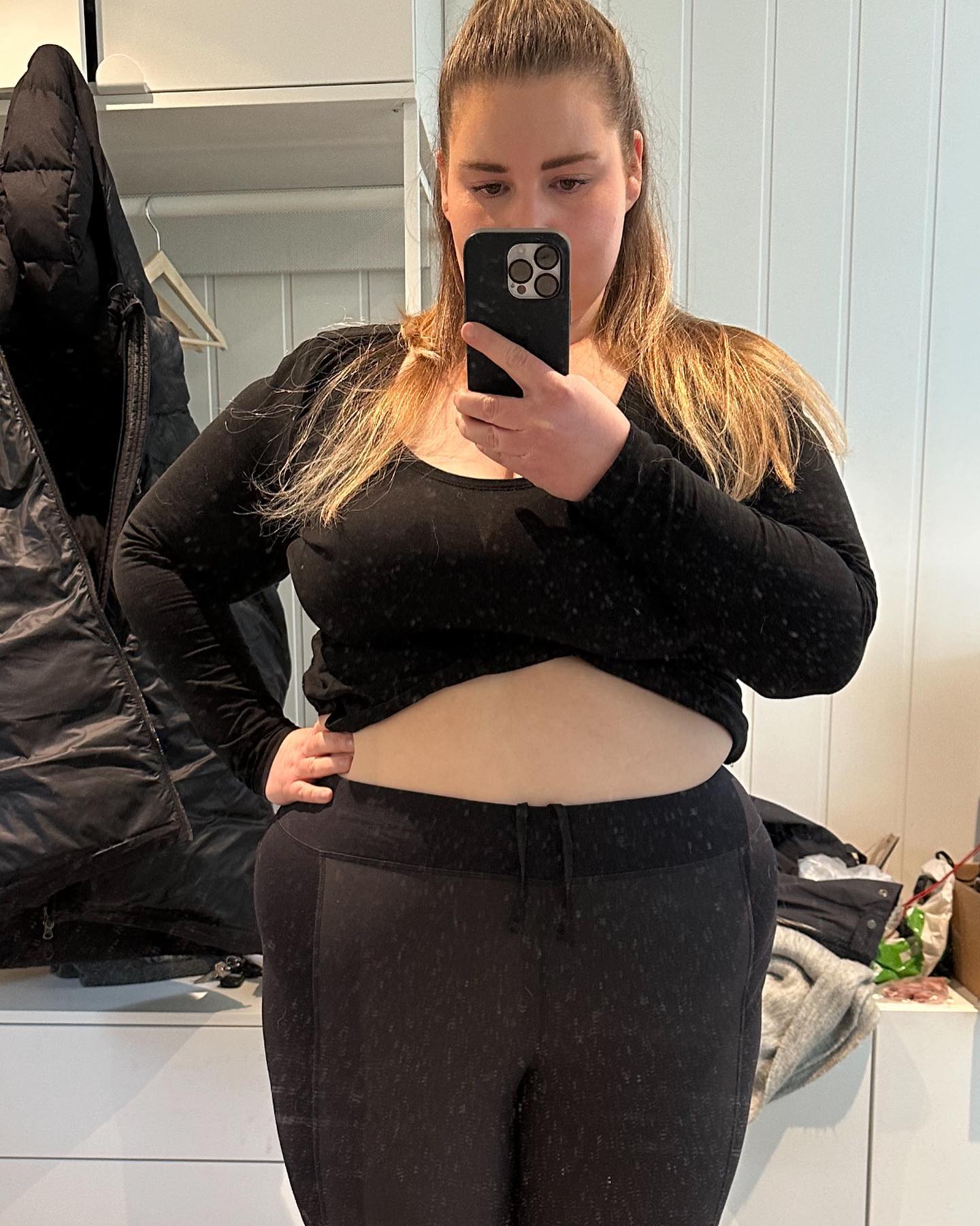 January til March, -17 kg and thanks to weightlifting also some muscle gains...